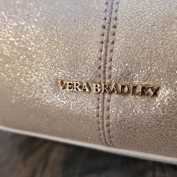 Vera Bradley Fringed Marlo Satchel White NWT - Picture 3 of 6